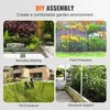 Clôture de jardin 10x - Clôture métallique décorative Voir les images du produit 6