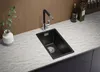 PRIMAGRAN Spülbecken Schwarz Metallic 26x47cm, Granitspüle Produktbild-Vorschau 3