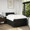 vidaXL Boxspringbett mit Matratze Schwarz 120x190 cm Stoff Produktbild-Vorschau 4