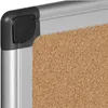 Korktafel mit Alurahmen Pinnwand beidseitig Kork 120x90 cm Produktbild-Vorschau 2