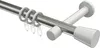 Interdeco Gardinenstange / Vorhangstange Edelstahl-Optik / Produktbild-Vorschau 1