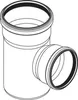 REHAU RAUPIANO PLUS, Einfachabzweig, DN 50/50, 87 Grad, 1 Produktbild-Vorschau 2