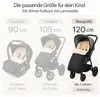 Baby-Joy KAI XXL 120 cm Fußsack Wolle Winterfußsack Produktbild-Vorschau 5