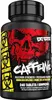 A black bottle of Mutant Caffeine tablets with a skull graphic on the label. Náhled obrázku produktu