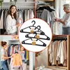 Plastový věšák s kolejničkou na kalhoty - černý / balení 50 Náhled obrázku produktu 3