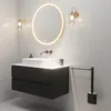 Brosse WC sur pied/mural en silicone compacte noire Voir les images du produit 5