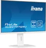 A white monitor displaying product information on a blue background. Anteprima dell’immagine prodotto