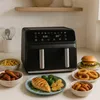 alpina Double Airfryer XXL - Air Fryer 2 Kammern von 4L - Produktbild-Vorschau 8