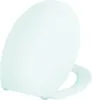 WC-Sitz clivia mit Deckel weiss Scharniere Edelstahl V2TSI Produktbild-Vorschau 1
