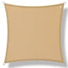 hanse Sonnensegel HDPE Quadrat 2x2m Sand Produktbild-Vorschau 2