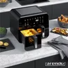 Arendo Heißluftfritteuse Doppelkammer XXL, Airfryer 2 Produktbild-Vorschau 6