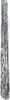 A close-up, vertical shot of silver tinsel. Produktbild-Vorschau