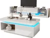 Sweiko hoogglans TV-meubelset, bestaande uit: TV-kast + Productafbeelding-voorbeeld 4