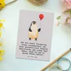 Mr. & Mrs. Panda Postkarte Turnen Trainerin - Grau Pastell Produktbild-Vorschau 2