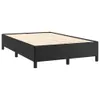The Living Store Bettgestell Schwarz 120x190 cm Kunstleder Produktbild-Vorschau 3