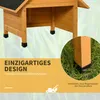 Outsunny Holzgarage für Rasenmäher Roboter Carport für Produktbild-Vorschau 7