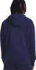 Under Armour Blue Ua Rivale Vlies Hoodie mit Logo – S Produktbild-Vorschau 4
