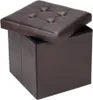 Čalouněný skládací taburet s úložným prostorem 38 x 38 x 38 Náhled obrázku produktu 8