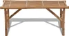 vidaXL Banc de jardin Pliable 118 cm Bambou Voir les images du produit 1