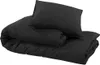 vidaXL Ensemble de literie noir 220x240 cm coton Voir les images du produit 6