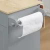 SoBuy Kücheninsel FKW129-HG mit grauem Mittelteil und ausklappbarer Arbeitsfläche, Detailansicht des Papierhalter Anteprima dell’immagine prodotto
