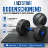 Lacestone 2in1 Hantelset 40 Kg Kurzhantel Langhantel Set Produktbild-Vorschau 5