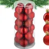 tectake® Weihnachtskugeln 24er-Set in Rot Durchmesser 4 cm Produktbild-Vorschau 4