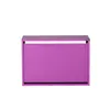 A purple shoe cabinet against a white background. Voir les images du produit