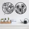 Wallity, Mucbir, decorazione murale, nero, metallo, 100 x Anteprima dell’immagine prodotto 3