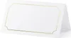 Tischkarten - Rahmen, gold, 9,5x5,5cm (1 Packung / 10 Produktbild-Vorschau 1