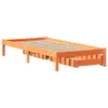 Möbel Massivholzbett ohne Matratze Wachsbraun 90x200 Produktbild-Vorschau 6