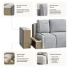 Masseno Ecksofa FRIGA mit Schlaffunktion L-Form, Sofa mit Produktbild-Vorschau 9