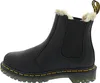 A black Dr. Martens boot with faux fur lining. Produktbild-Vorschau