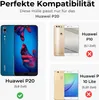 Handytasche für Huawei P20 Blumen Flip Cover Buchhülle mit Produktbild-Vorschau 2