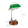 relaxdays 10016606_0 relaxdays Tischlampe grün, braun Voir les images du produit 4
