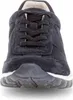 A close-up, front-facing view of a dark blue sneaker against a white background. Voir les images du produit
