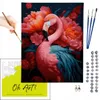 Oh Art! – Malen nach Zahlen Set Flamingo – 40x50cm, mit Produktbild-Vorschau 13