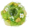 Bougeoir printanier avec œufs et décoration Ø17 cm Voir les images du produit 4