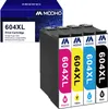 A product shot of a box of printer cartridges and the cartridges themselves. Produktbild-Vorschau