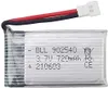 Wiederaufladbare LiPo-Batterie 720mAh 3.7V für Drohnen - Produktbild-Vorschau 1
