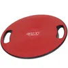 A red balance board with black handles on a white background. Podgląd zdjęcia produktu