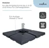 osoltus 4 x Einlegeplatten Ampelschirm Kreuzfuß befüllbar Produktbild-Vorschau 4