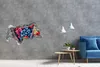 Selbstklebender Loch-3D-Aufkleber 95x73 cm Les Obstkorb Produktbild-Vorschau 2