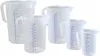 Caraffa dosatrice 3000 ml PP trasparente D175xH238mm manico Anteprima dell’immagine prodotto 1