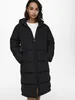 Only Amanda Long Puffer Mantel Schwarz XS Damen Schwarz XS Produktbild-Vorschau 11