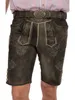 MADDOX Kurze Lederhose "Ammersee" mit Gürtel | Antik Smoke Produktbild-Vorschau 9