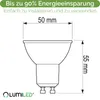 LUMILED GU10, lampa LED PAR16, 5W, 500lm, 4000K (biały Podgląd zdjęcia produktu 7
