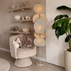 Japandi Stehleuchte Beige 3 Flammig Organica Produktbild-Vorschau 9
