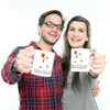 Mr. & Mrs. Panda Pott Einhorn Luftballon - Weiß - Geschenk, Produktbild-Vorschau 5