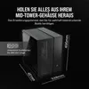 CORSAIR Geh Midi 6500D Airflow (Tempered Glass) Black Produktbild-Vorschau 18